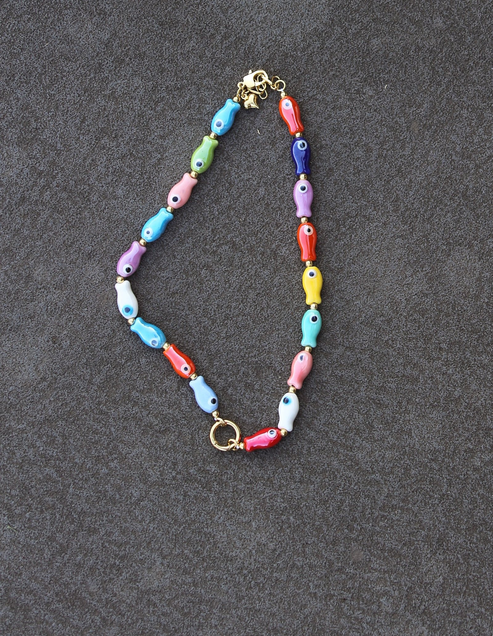 Rainbow Fish Necklace